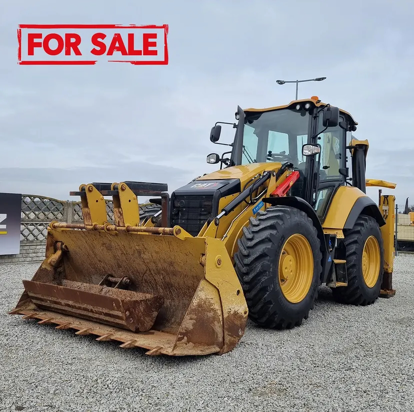 Cat backhoe loader